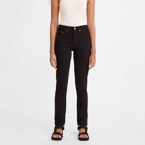 NWT black skinny 501 jeans, 100% cotton